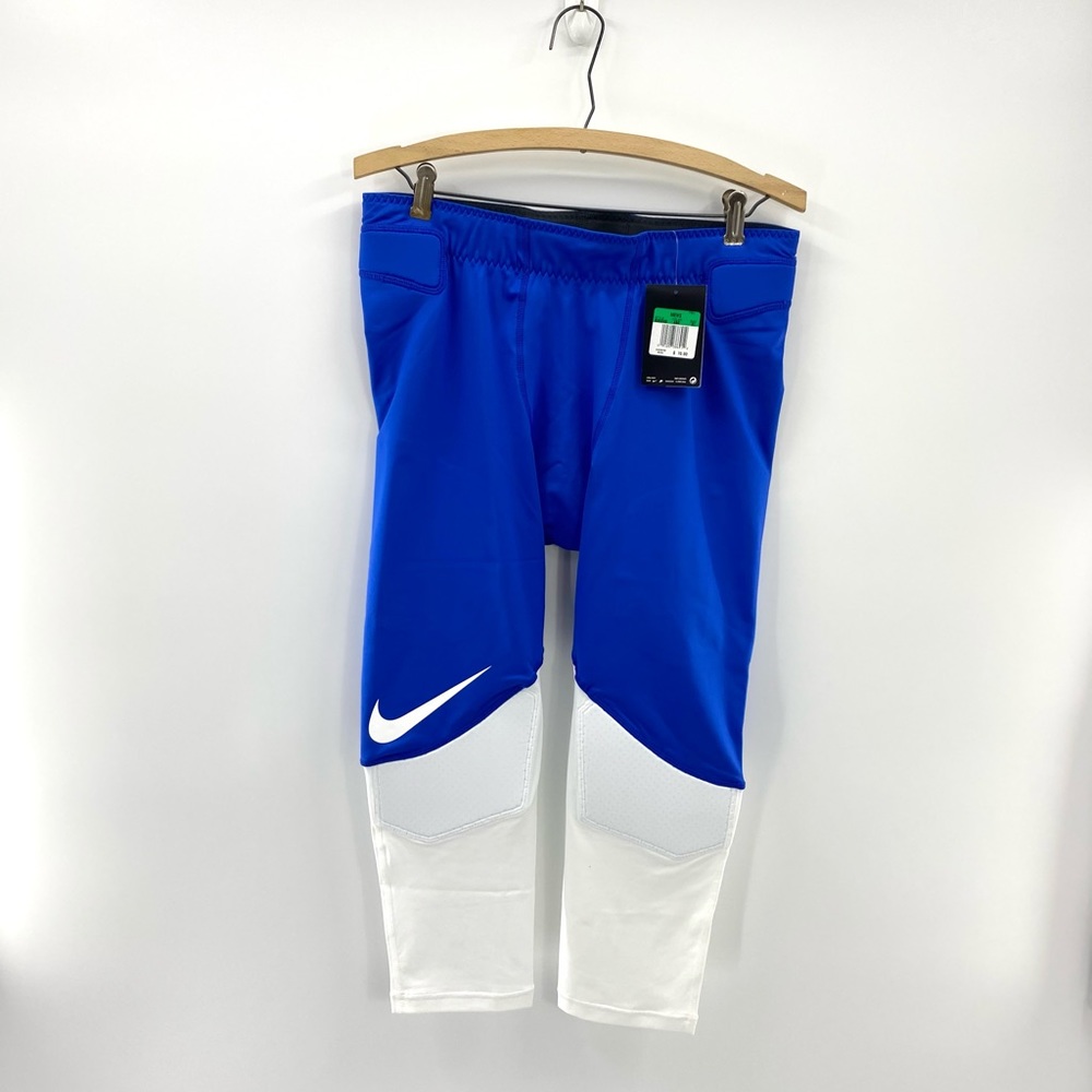 Nike Dry-Fit Padded ‘Royal Blue/WhiteFootball Training Pants Men’s Size Large